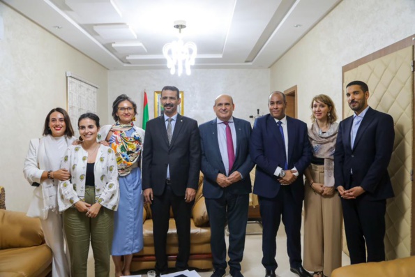 Une délégation de l’Université Juan Carlos d’Espagne chez le Ministre de la Culture Une délégation de l’Université Juan Carlos d’Espagne chez le Ministre de la Culture