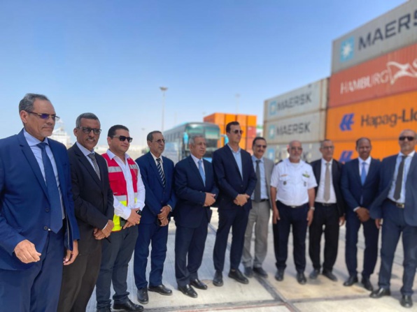 Le président de l’Académie Arabe des Sciences, des Technologies et des Transports Maritimes en visite au Port de Nouakchott Le président de l’Académie Arabe des Sciences, des Technologies et des Transports Maritimes en visite au Port de Nouakchott
