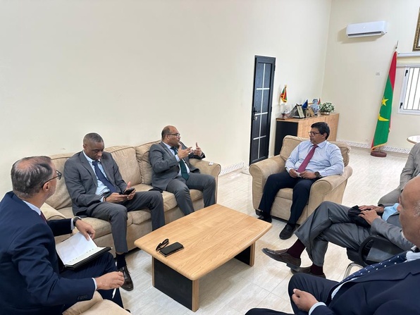 Une délégation de l’Agence Internationale de l’Energie Atomique en visite au port de Nouakchott Une délégation de l’Agence Internationale de l’Energie Atomique en visite au port de Nouakchott