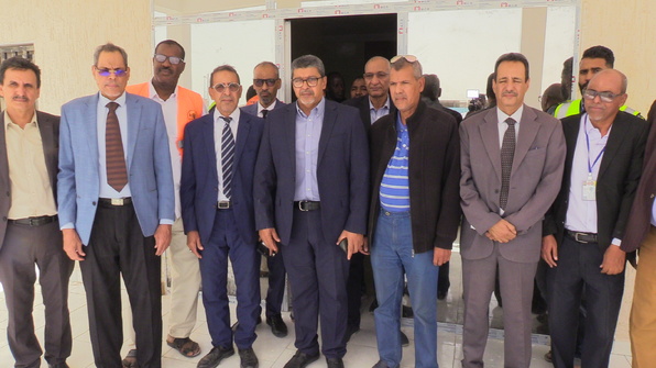 Visite du DG du Port au nouveau siège de la SOGETRAP Visite du DG du Port au nouveau siège de la SOGETRAP