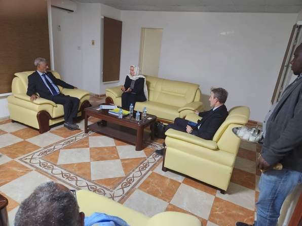 Une mission de la Banque Mondiale(WACA) chez le président de la FNP Une mission de la Banque Mondiale(WACA) chez le président de la FNP