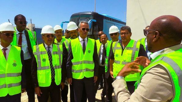 Visite du Ministre de la Pêche au Port Visite du Ministre de la Pêche au Port