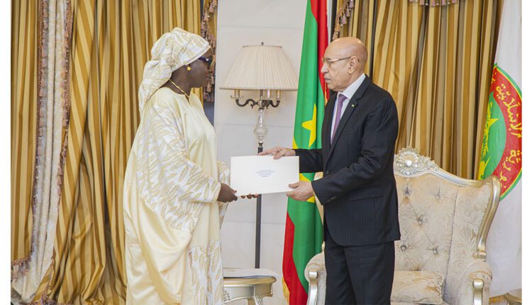 Une envoyée spéciale  du président sénégalais chez Ghazouani