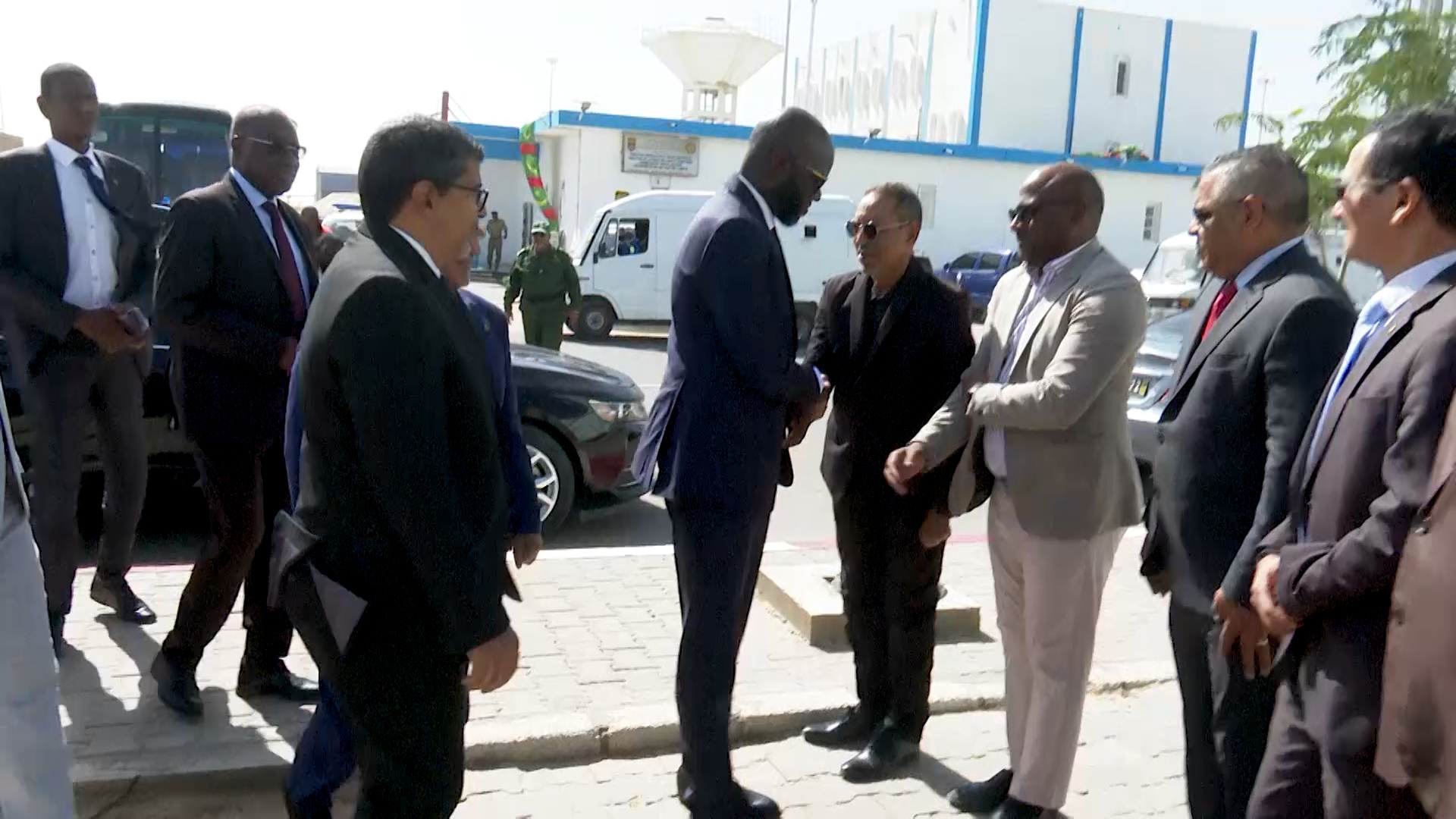Visite au port de Nouakchott du président de l’Assemblée Nationale du Sénégal