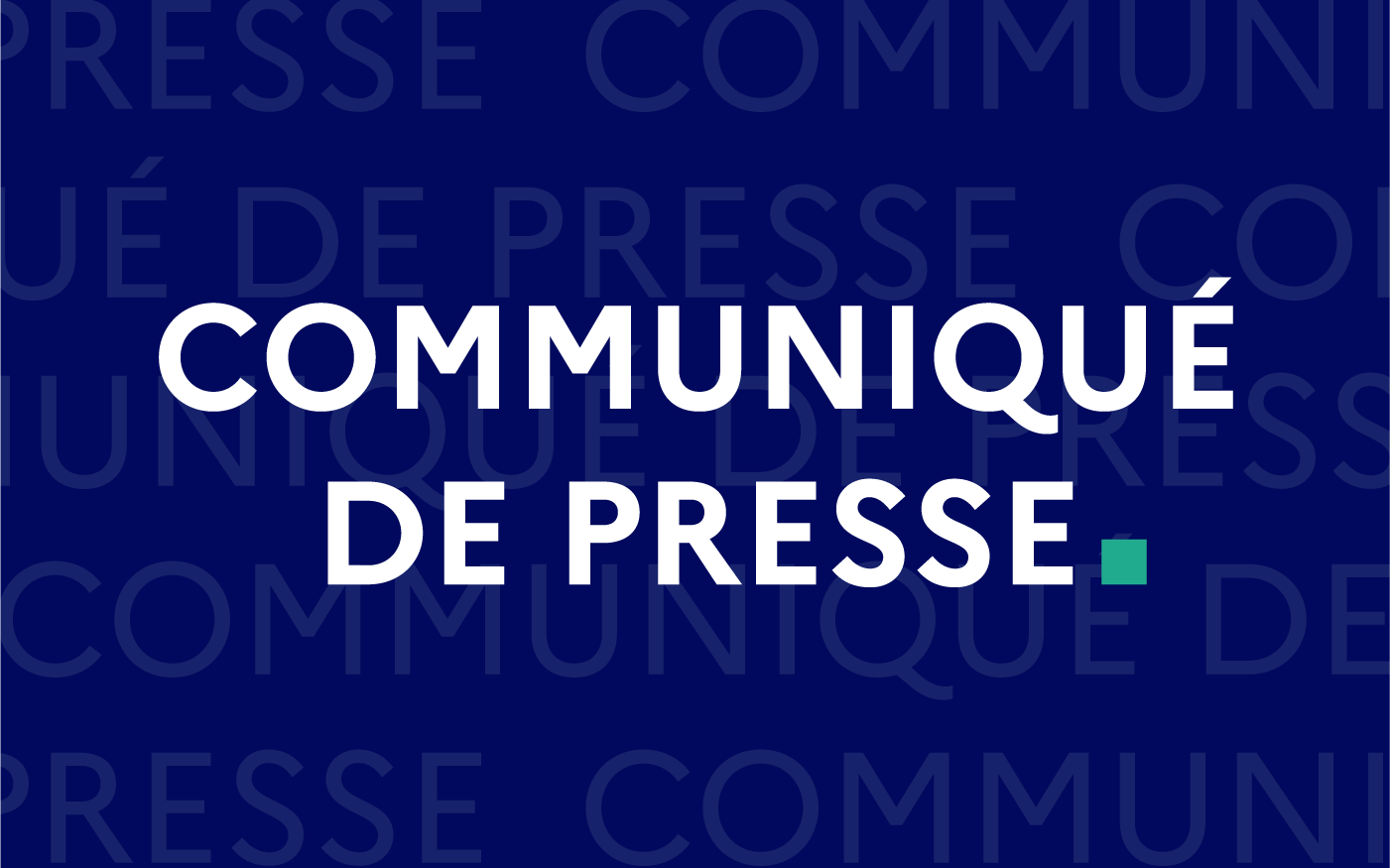 COMMUNIQUÉ DE REPORT