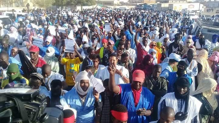 Interdiction de la marche traditionnelle pour les droits des Haratines