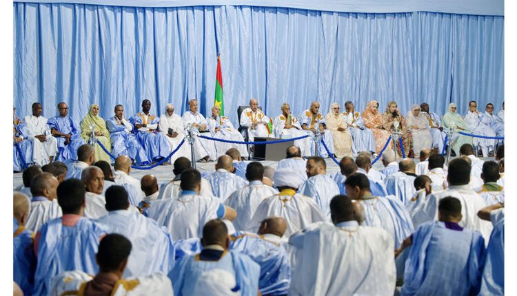 Ghazouani chante le dialogue