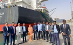 Les étudiants de l’Ecole Nationale d’Administration au Port de Nouakchott