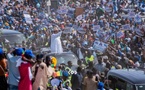 Candidat au poste de SG de l’ONU, Macky Sall accueilli par une immense foule à Dakar