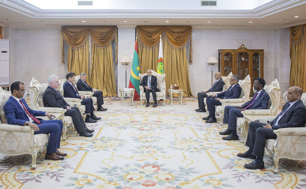 Une délégation de BP chez Ghazouani