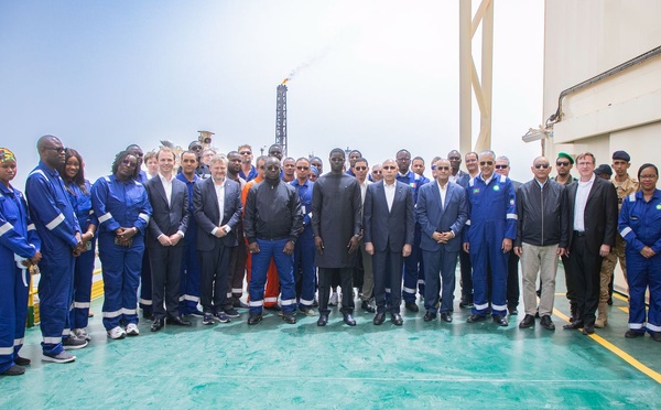 Début symbolique des exportations de GTA en présence de Ghazouani et Faye